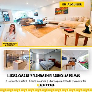 𝐂𝐀𝐒𝐀 𝐄𝐍 𝐀𝐋𝐐𝐔𝐈𝐋𝐄𝐑 𝐃𝐄 𝟒 𝐃𝐎𝐑𝐌𝐈𝐓𝐎𝐑𝐈𝐎𝐒 𝐄𝐍 𝐁𝐀𝐑𝐑𝐈𝐎 𝐋𝐀𝐒 𝐏𝐀𝐋𝐌𝐀𝐒 