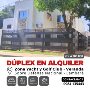 Alquiler Duplex en Lambare
