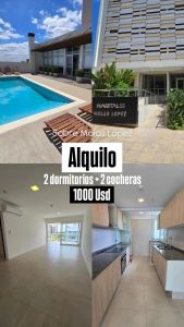 ALQUILO AMPLIO DEPTO DE DOS DORMITORIOS + 2 COCHERAS EN EDIFICIO 