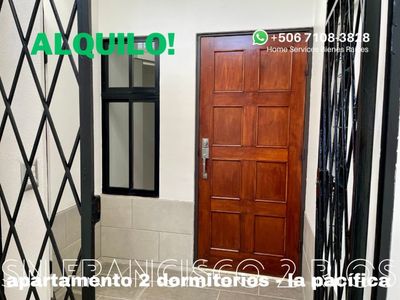  ALQUILO! Apartamento 2 Dormitorios – Urbanización La Pacífica.