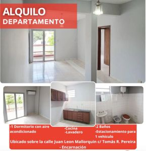 alquilo departamento en el centro de Encarnacion