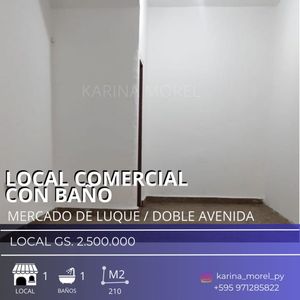 ALQUILO LOCAL COMERCIAL MERCADO DE LUQUE CON O SIN DEPOSITO O VIVIENDA