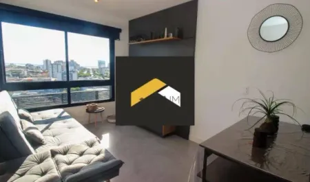 Apartamento com 1 dormitório para alugar, 45 m² por R$ 4.530,00/mês - Azenha - Porto Alegre/RS