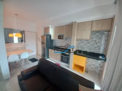 Apartamento com 1 dormitório para alugar, 50 m² por R$ 4.970,00/mês - Edifício Trix Tamboré - Santan