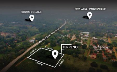 Atencion Desarrolladores! Terreno con estrategica ubicacion en Luque