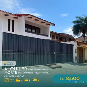 Avenida Alemana
Entre 2do y 3er anillo