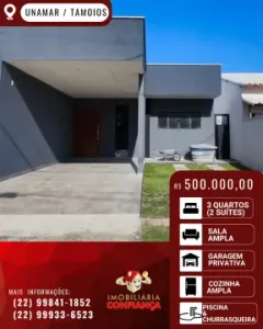 🏡 Casa à Venda no Orla 500 – Cabo Frio/RJ | 3 Quartos, 2 Suítes, 100m da Praia!