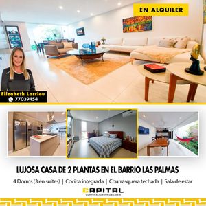 Casa de 4 dormitorios en alquiler en Las Palmas 