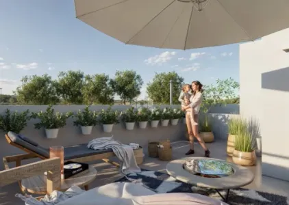 Casa geminada em construção no bairro Vinhedos, Caxias do Sul