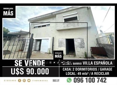 Casa + Local Venta Villa Española Montevideo iMas.uy RC *...