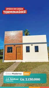 Casa Terminada + Terreno financiado a precio de Alquiler