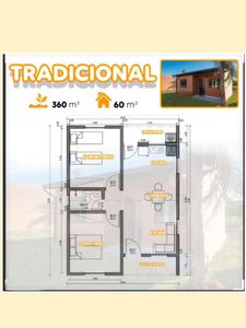 Casa Terminada + Terreno financiado a precio de Alquiler