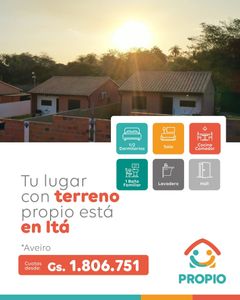 Casa+Terreno al valor de un Alquiler