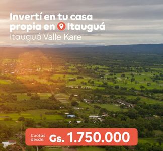 Casa+Terreno al valor de un Alquiler