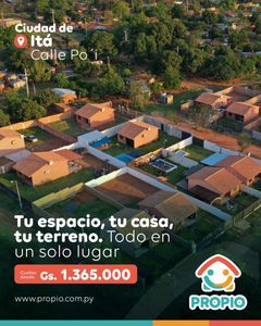 Casa+Terreno al valor de un Alquiler