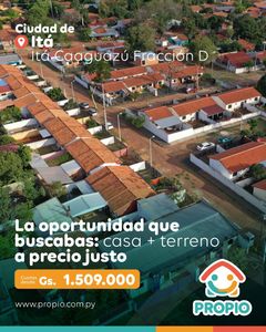 Casa+Terreno al valor de un Alquiler Foto 1 de 1