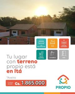 Casa+Terreno al valor de un Alquiler