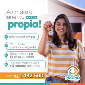 Casa+Terreno al valor de un Alquiler