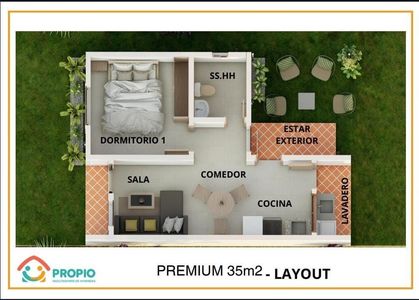 Casa+Terreno al valor de un Alquiler