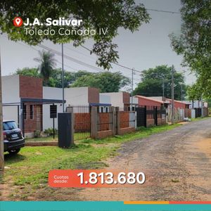 Casa+terreno convencional financiado a precio de Alquiler