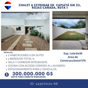 CHALET A ESTRENAR EN CAPIATÁ