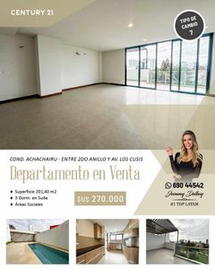 Cond. Achachairu, entre 2do anillo y Av. Los Cusis