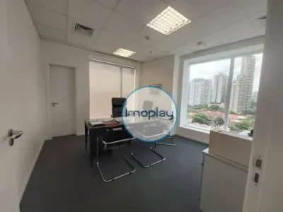 Conjunto para alugar, 191 m² mobiliado no Brooklin - São Paulo/SP