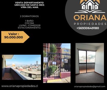 Departamento en Venta en Viña del Mar, Santa inés
