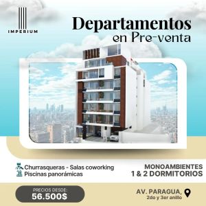 DEPARTAMENTOS EN PRE-VENTA - EDIFICIO JAZAL