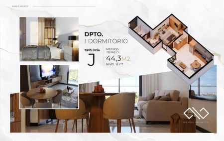 Domus Infinity 1 Dormitorio Tc Paralelo Marzo 2026