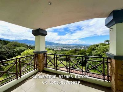  Escazu casa alquiler $4.500 mts.,super vista, 4 dormitorios
