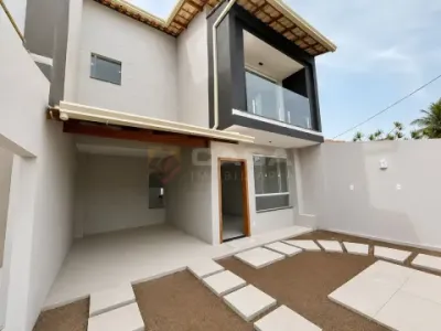 EZ - Casa nova moderna com 3 quartos e suíte master 3 quadras da praia