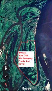 FRENTE BAHÍA ASUNCION ITA PYTA PUNTA: 73 HAS S/ RIO P/ MULTIPLES EMPRENDIMIENTOS.