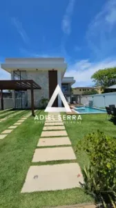 Guarajuba - 509,20m² total - PORTEIRA FECHADA - 7 suítes - Master c/ closet - Espaço Gourmet - Pisci