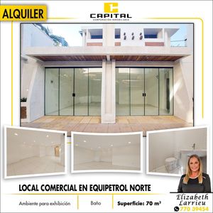 Local comercial en alquiler zona Equipetrol Norte
