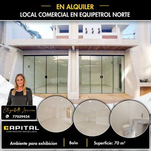 Local comercial en alquiler zona Equipetrol Norte