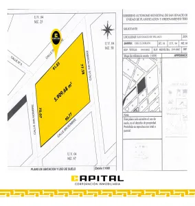 Lote De Terreno De 5909 M2 En San Ignacio De Velasco Imagem 2 de 6