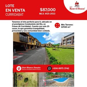 Lote en venta Curridabat