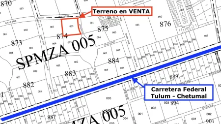 Lote en Venta en Tulum, Tulum Centro