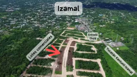 Lotes comerciales en Ebulá, Izamal, Yucatán