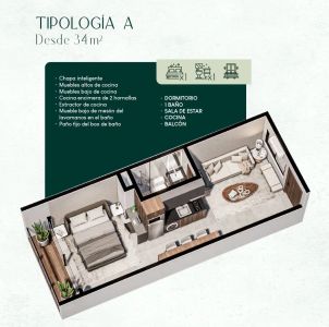 monoambiente Essenzia 4to anillo norte  mayo 2026