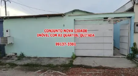NOVA CIDADE, Excelente imóvel de 02 Quartos, Quitada