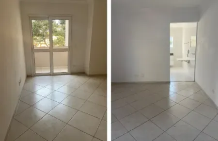 Parque Industrial-Apto aluguel, 64 m2, 2 quartos (1 st), 2 banh+box+gab, sacd, 1 vg grg cob, coz+arm