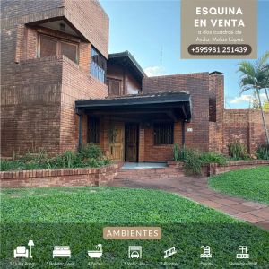 Propiedad En Esquina A 2 Cuadras De Avda. Molas López | 1.020 M² De Terreno