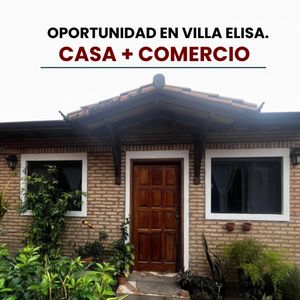 Remato Casa + Comercio en la mejor zona de Villa Elisa, 2 chalet en 1, solo Gs.550.000.000