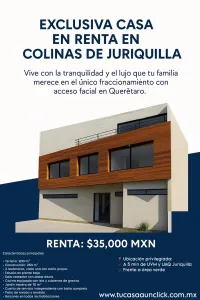 Rento casa en juriquilla con jardín de 70 m2
