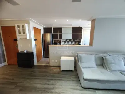 Residencial Flamboyant Sudoeste, Apartamento mobiliado com 2 quartos, sendo 1 suíte, banheiro, 1 vag