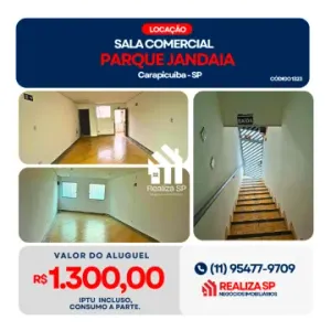 Sala Comercial Para Locação - Parque Jandaia, Carapicuíba/SP!!!