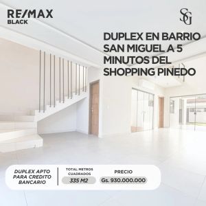 Se Vende Hermoso Duplex a Estrenar, en la zona del Shopping Pinedo.