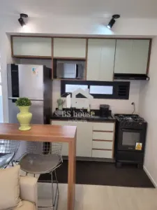 Studio mobiliado com 30m², 1 vaga - Campestre